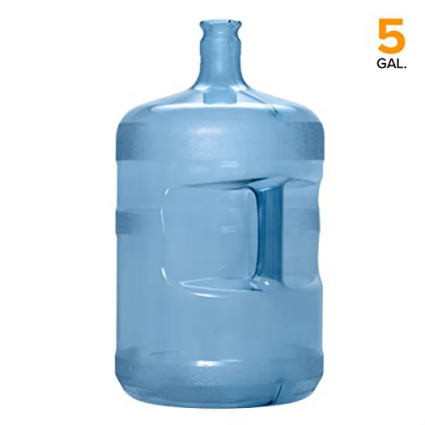 5 Gallon PC Plastic Crown Cap Water Bottle Container Reusable Jug (Made in USA) 5 갤런 PC 플라스틱 크라운 캡 물, 1, 상세내용참조