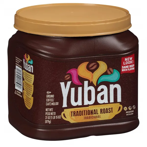 Yuban Traditional Medium Roast 미디엄로스트 그라운드 커피 31oz(879g) 1팩, 879g, 커피메이커