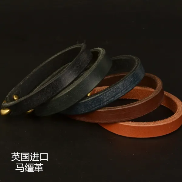 패션팔찌 영국 수입 말고삐 손목시계 아이디어 유행패션 개성 복고 진피 팔찌 수공 소가죽 손목 장식품