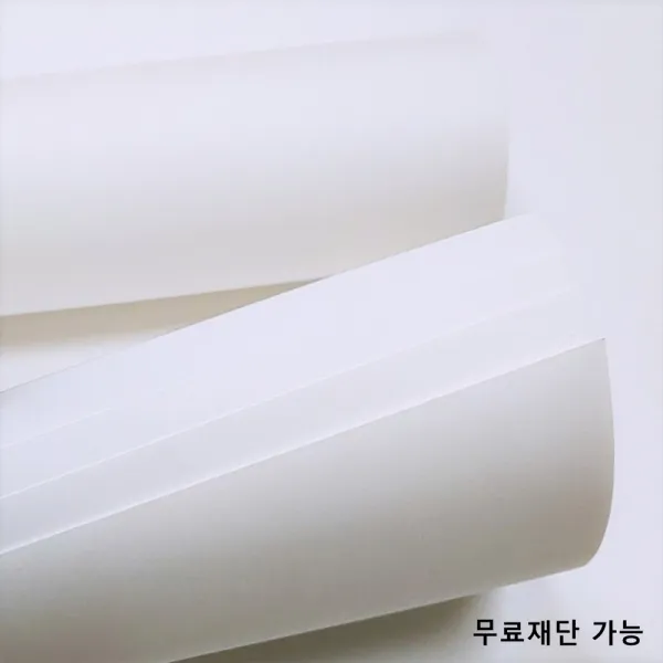 모두다 100g 백상지 50매 모조전지 2절 4절 8절 16절 제사상종이 테이블세팅 행사장종이 무료재단, A4 550매, 1개