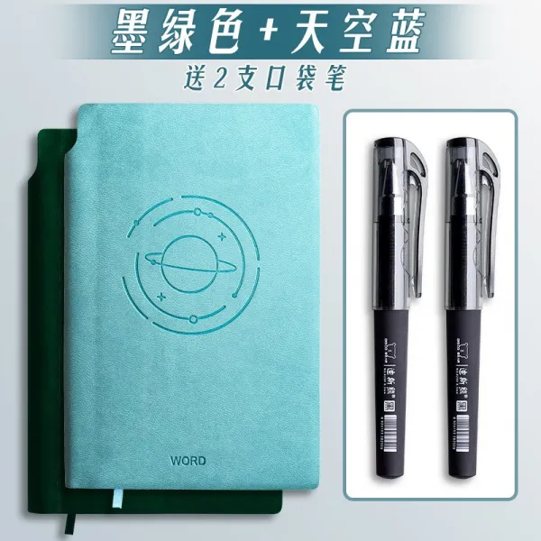포켓장 휴대용 영어 단어장 단어를 외우다 대학교 연구함 사륙급 미니 기억 모깎기 기계 일본어 공백 고등학교 중학교 쌓이다 다크그린 색 _스카이 블루 /증정 2