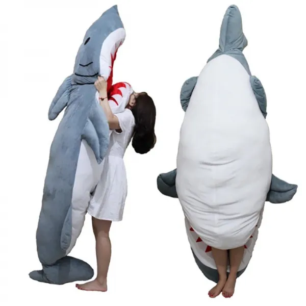 더조은 인스타 여사친선물 상어침낭 상어이불 170cm, 단품
