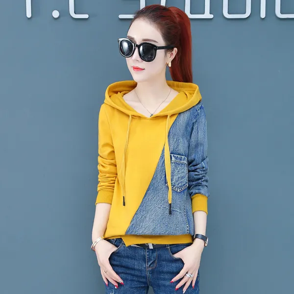 Xiyao 여성 후드 티셔츠 맨투맨 115565