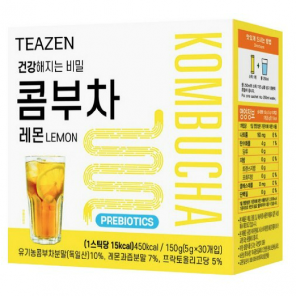 티젠 콤부차 레몬, 5g, 30개