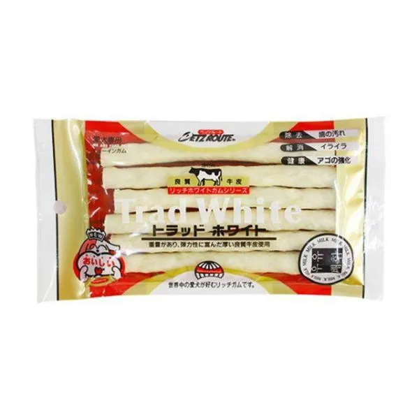 영양보층 천연소가죽껌 페츠루트밀크스틱 6P 애견껌, 1