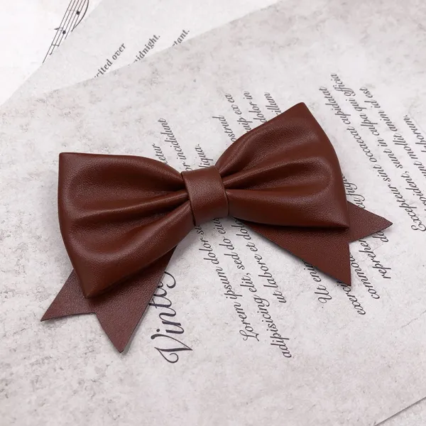 슈즈클립 신발식 리본 부속품 액세서리 입체 구두 장식 테이블위 매치하기좋은 신발버클 신발클립 Diy T17 브라운 뒷돈 신발클립 1세트 미포함 신발 기본