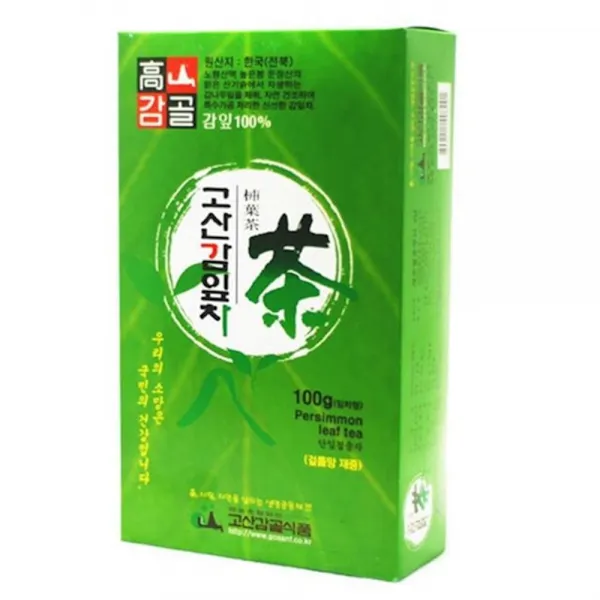 맑은 산기슭에서 자생하는 고산감잎차 100g 고산감잎 감잎차 잎차, 1개