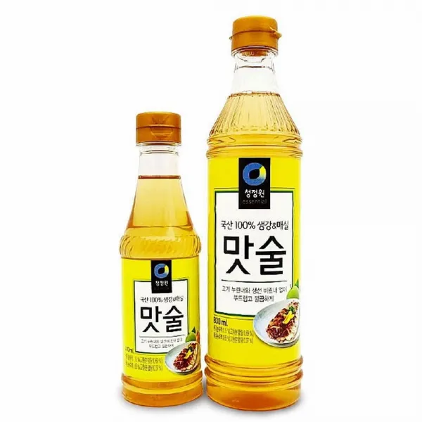 누린내를 없애주는 감칠맛 국산 생강 매실 맛술맛술 미작 요리맛술 잡내제거 요리술 고기냄새제거 고기잡내, 맛술830ml