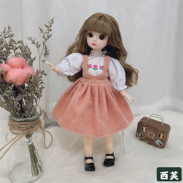 바비인형 30 센치 동 락 프린세스 여자아이 장난감 생일선물 옷을갈아입다 의류 4690660447, 시프 고급품 인형 (증정 7대 손짓 )