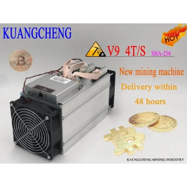 [해외] Kuangcheng antminer v9 4 t 4/s (psu 없음) bitcoin 광부 asic 광부 btc 광부 bitcoin s9 m3 e9 보다 낫다., 상세내용표시, 상세내용표시