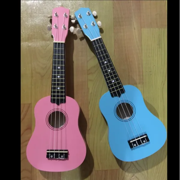 우쿨렐레 21inch컬러 우크렐레 작은기타 초보자 ukulele하와이 사현금 여학생, T21-21inch(양자택일)