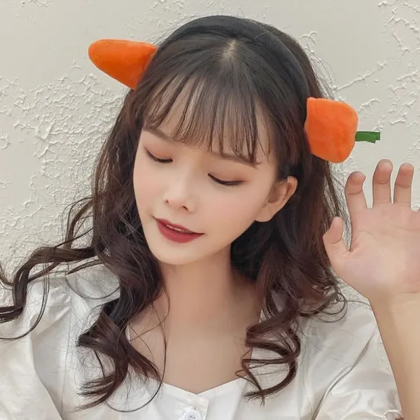이엠케이 엽기적 독창적 큐트 세수 개성 헤어액세서리 웃기다 멍멍한 토끼귀 송이 머리털을 누르다 큰 둘레