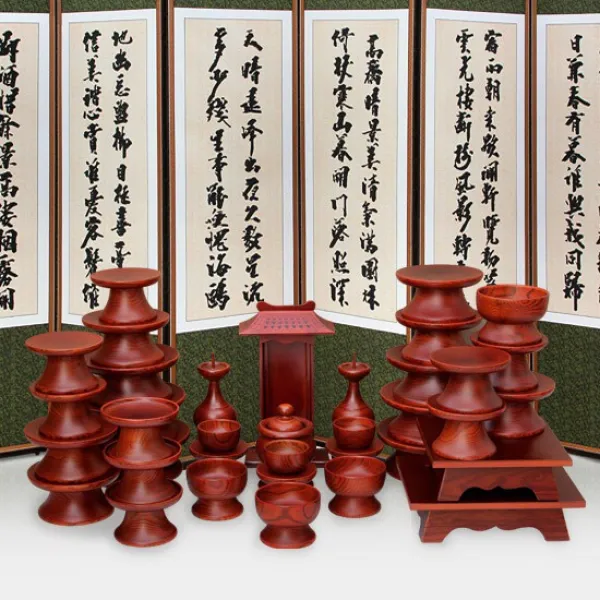 박씨상방 브랜드 남원 제기세트/병풍/교자상, 05. 남원 물푸레 특무전실용25P+지방쓰기, 상세설명 참조