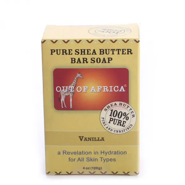 Out of Africa 퓨어 시어 버터 바 솝, 120g, 1개, Vanilla