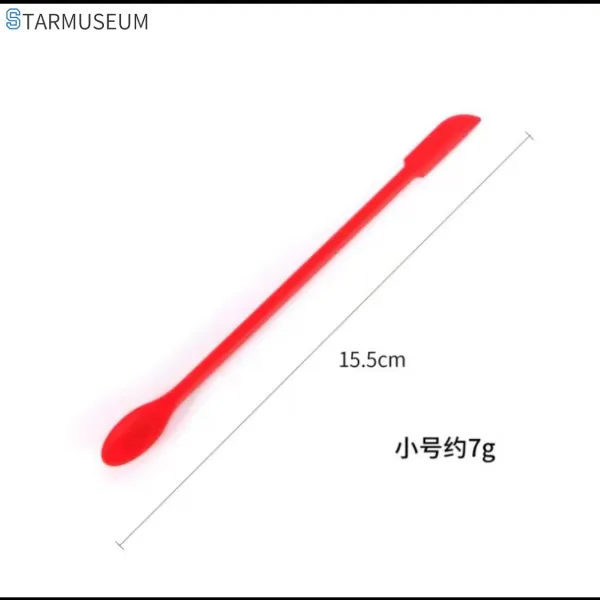 스타트샵 실리콘도구 베이킹 4 미니 숏 날카롭게 긁다 케익 다듬다 반반하게 크림 잼 칼을, 스몰자 레드