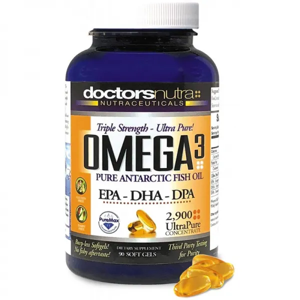 닥터 Nutra Nutraceuticals의 Natural Wild Omega 3 DPA 어유 보충제-2 900 밀리그램 삼중 강도 초 고순, 1