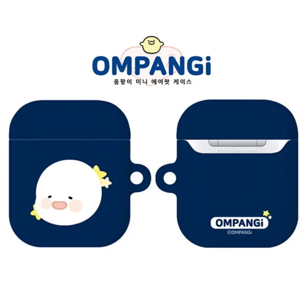  바보사랑 해피네이비 옴팡이 미니 에어팟 하드 케이스 B 에어팟 1 2 공용 색상:해피네이비