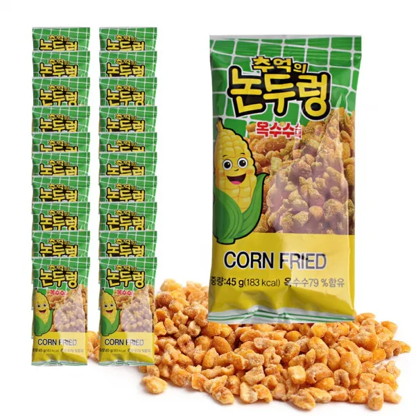 싱싱 논두렁 45gx20개 추억의 옛날과자 옥수수 과자 밭두렁