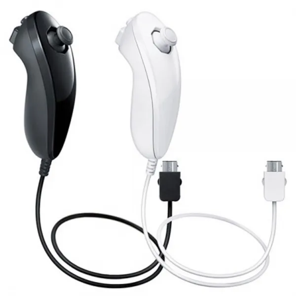 닌텐도 Wii 위 눈차크 리모컨호환 닌텐도Wii, 1개, 블랙