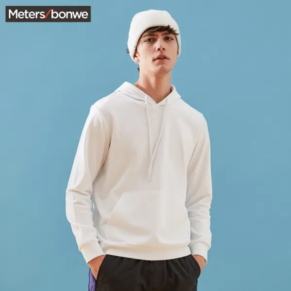 남자후드집업 Metersbonwe후드티 Site본위 뉴타입 패션트렌드 이지캐주얼 여러색 후드티셔츠