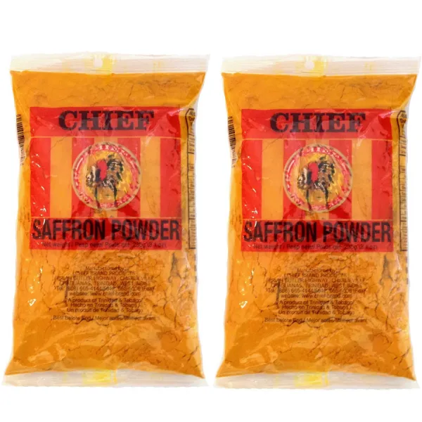 Chief Saffron Powder Turmeric 230g 8.1oz Pack Of 2 사프란 파우더 심황 230g 229.6g 2 팩 1