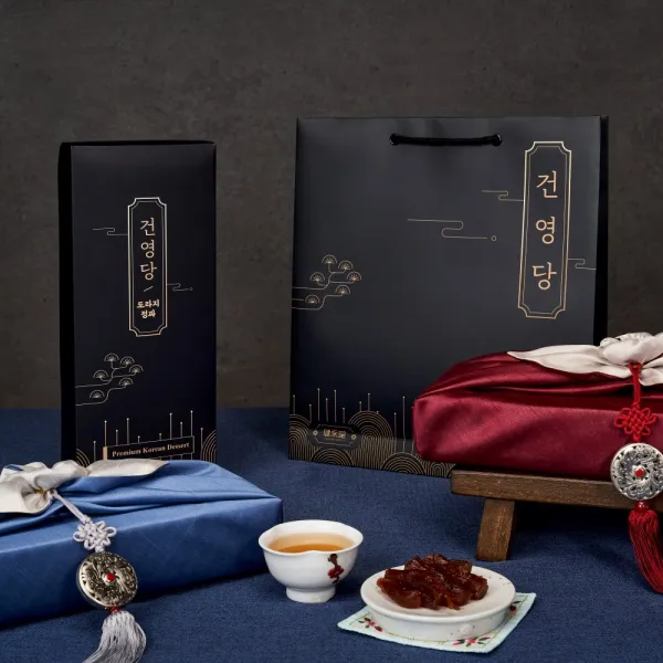 건영당 국산 도라지정과 상견례 어버이날 스승의날 명절 선물, 1. 도라지정과 (기본포장)