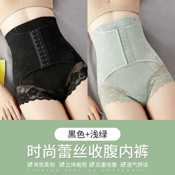 남극 사람들 은 하 이 웨이스트 힙 을 올 리 고 엉덩이 를 잡 아 주 며 여성 팬 티 를 입 힌 순수한 가랑이 입 니 다. 산후 에 뱃 살 찌 는 연지 바지 로 골반 신경 계 [스타일 1] F 블랙 + 연 록 L