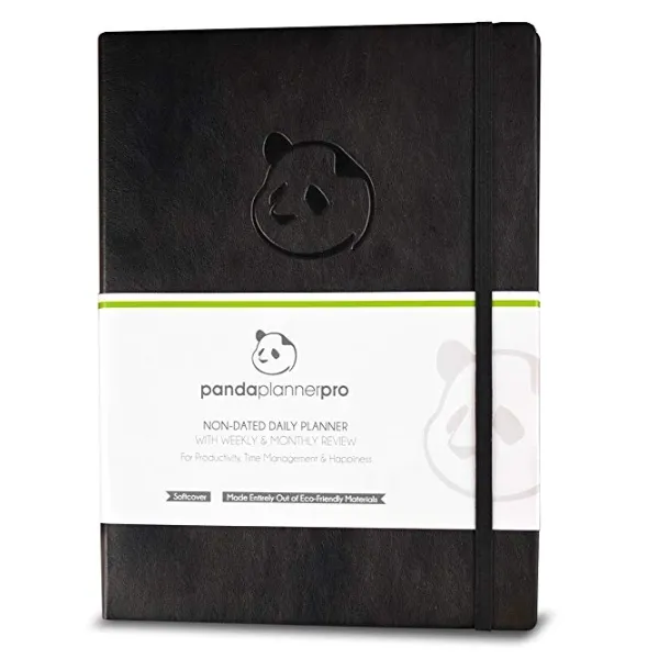 [이라운드몰]판다 플래너 프로 생산력과 행복을 위한 베스트 매일 플래너 750g, Black