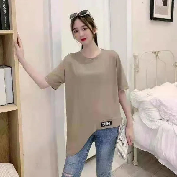 라운드반팔티 우란 복장 어찌나 NAISHI 언발 등 뒷글자 어머니 T90150 근 4542167194
