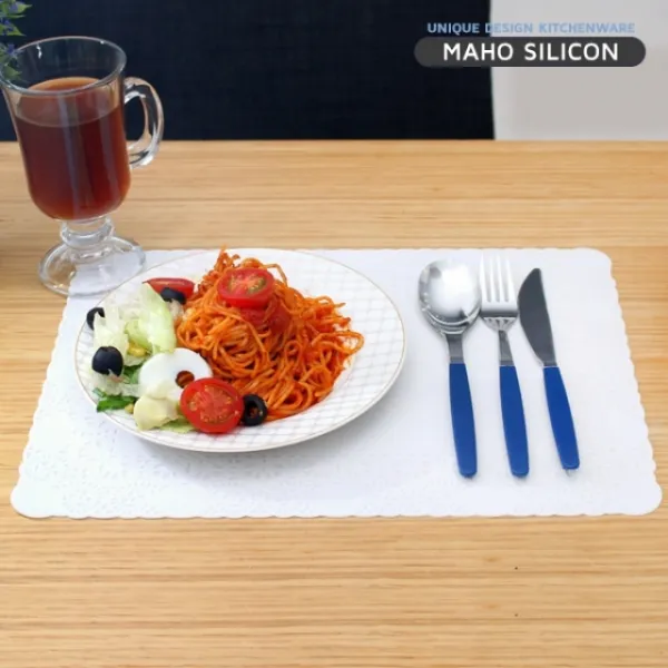 토마톰스 [마호]실리콘 레이스 테이블/식탁매트, 그레이