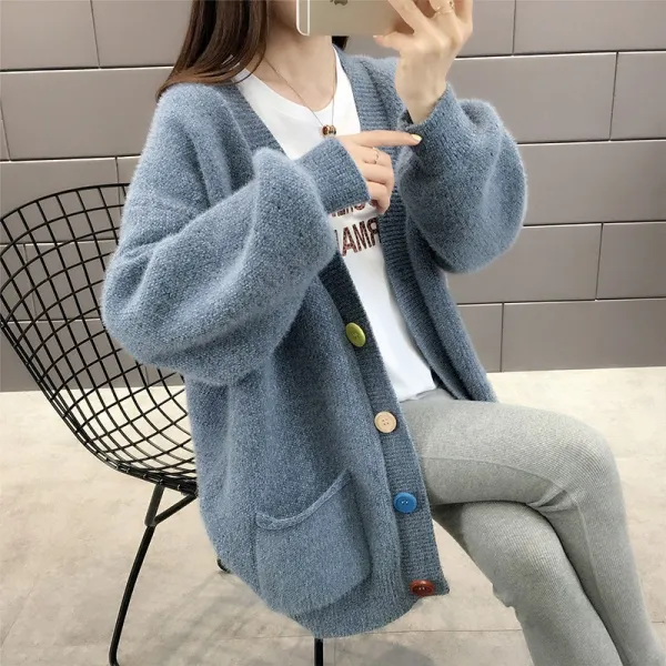 바른몰 여성 가을 겨울 롱 가디건