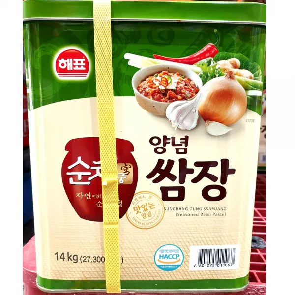 KOR64DD18 업소용 식당 식자재 재료 해표 쌈장 순창궁 14kg, 1