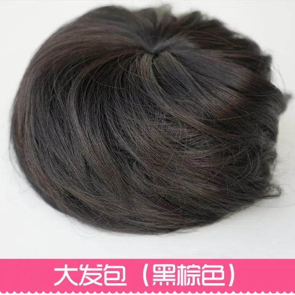 PINXIU 여성 올림머리 묶음가발 44470643, 1, 크게일어나다 가방 블랙 갈색