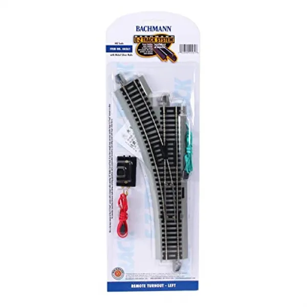 NMT HO Scale Bachmann Snap-Fit EZ 트랙 원격 투표율 훈련-왼쪽 - P02440000CGB3J0, 기본