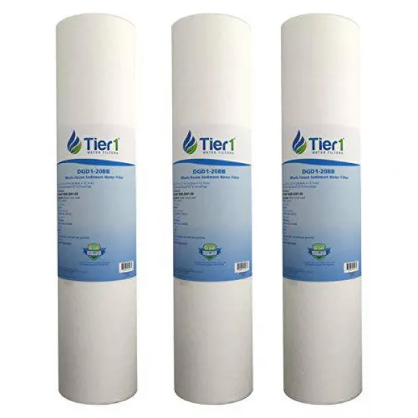 Tier1 DGD-2501-20 1 미크론 20 x 4.5 스펀 상처 폴리 프로필렌 퇴적물 Pent, 단일상품
