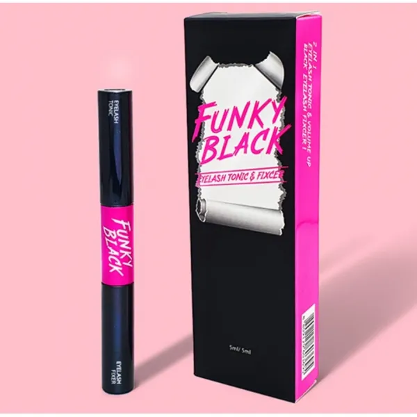 펑키블랙 아이래쉬 토닉 5ml + 듀얼 아이래쉬 픽서 5ml, 1세트