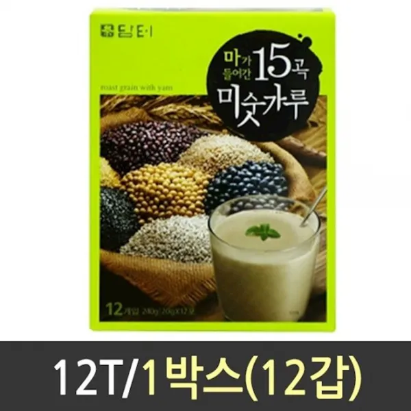 맥심 마가들어간15곡 미숫가루 12T 담터 1박스 12개 qfma, 1개