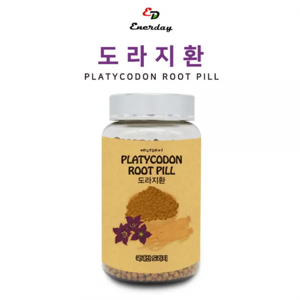 에너데이 도라지환 사포닌 약도라지 백도라지 겹도리자 흰겹도라지 제사도라지 길경 도랏 길경채 백약 질경, 1통, 250g