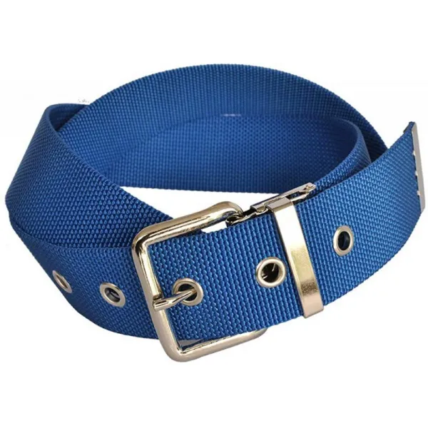  Kasajima 40mm나일론 1 핀 작업 벨트 기본 구멍 있는 타입 건강하게 닫히다일본산 No.17 M블루 벨트통판