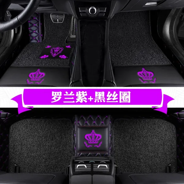 전용 발받침 혼다 crv 렉서스 10대 아각사역 화려지 백금 예비도 xrv, 블랙 보라색 더블레이어
