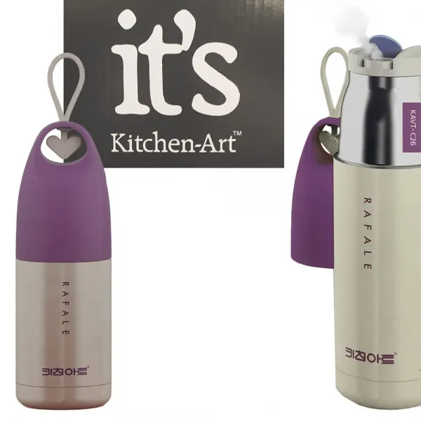 ON200830 키친아트 라팔 하트보온병 260ml 퍼플소, 초록별통신 본상품선택