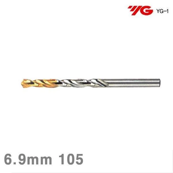 VUG211545와이지원 골드피코팅드릴 6.9mm 105 73 (팩(10EA)) 절삭 공작 코발트드릴