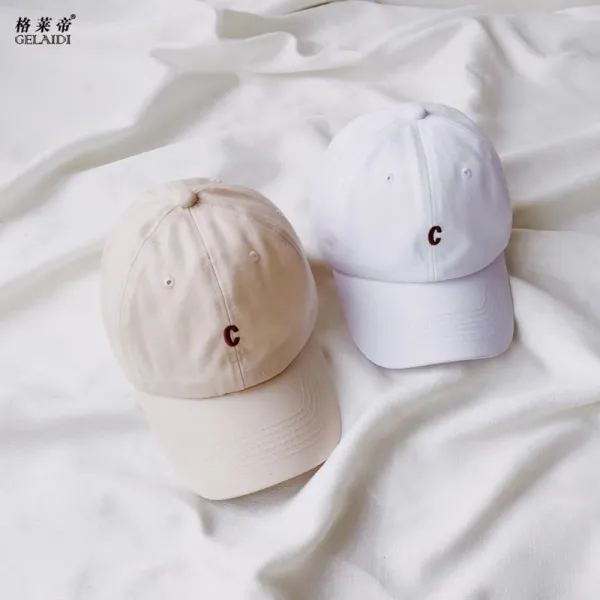 위파인더 면 스냅백 모자 알파벳 자수 캐주얼 접두사 남녀 모두 여름 패션햇