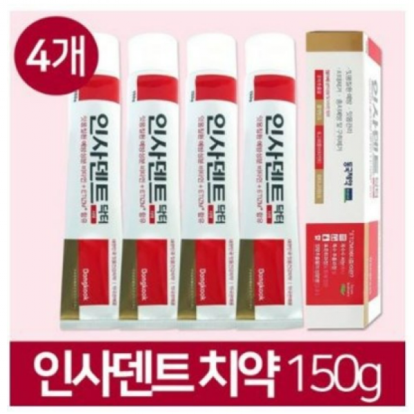 동국제약 동국 인사덴트 치약 150gX4개, 10개