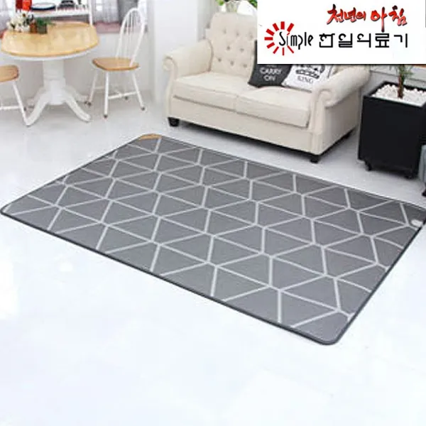 한일의료기 북유럽풍 전기매트 전자파걱정no 생활방수 벌집 패턴 대 원난방