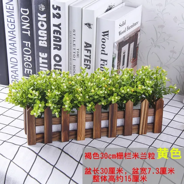 멀티종합기획 장식 숏 담장 침실 화분 목 착지 진열 잔꽃원 비닐 플라스틱 사파리, 보트화브라운 대야 쌀 난립 엘로우