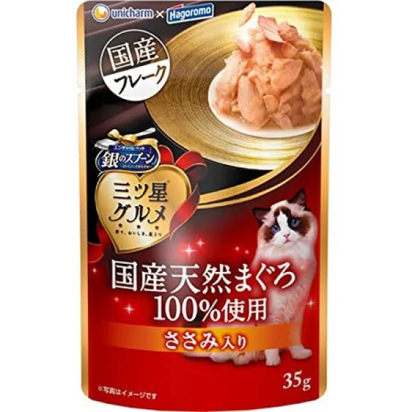 유니 참 실버 스푼 별세 음식 파우치 국산 참치 100 % 플레이크 닭 가슴살 들어가 35g × 12 개 PROD100700, 상세 설명 참조0, 상세 설명 참조0