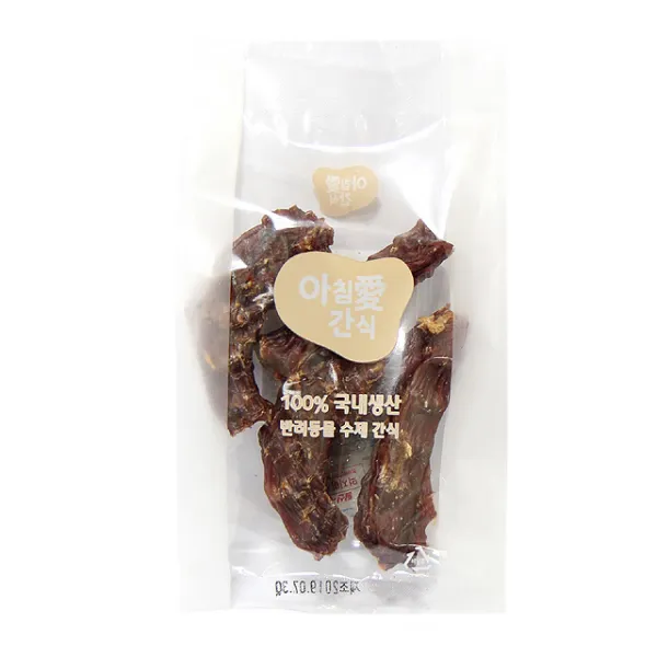 아침애 무방부제 수제간식, 1개, 오리목뼈껌(중)80g