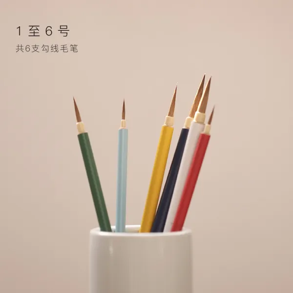 붓 실러 그림 스케치하다 공업용 해체 자세히 묘사하다 늑대 털이다 본국 M일 그리다 고양이 밀리 라인 펜 4597236180, 덧없는 세상 드로잉 펜 -Y19, 1지 6번 도합 6즈 -G74