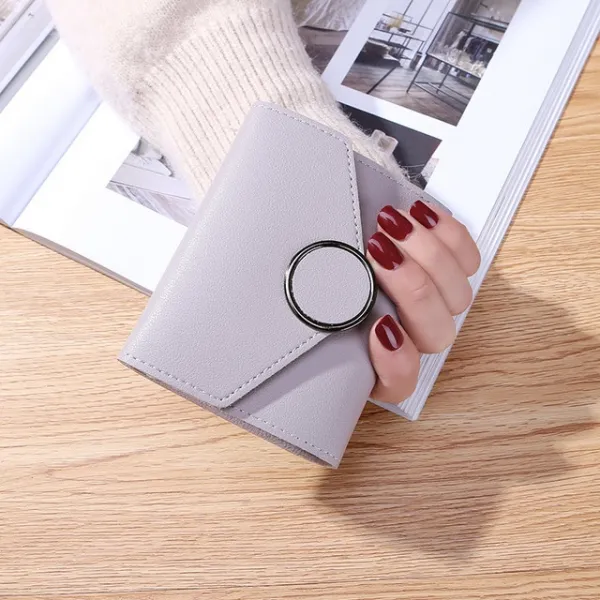 해외직구 여성 가죽 지갑 여성 롱 디자인 솔리드 퍼스 여성용 휴대폰 시온 카드 보유자 대용량 클러치 카터